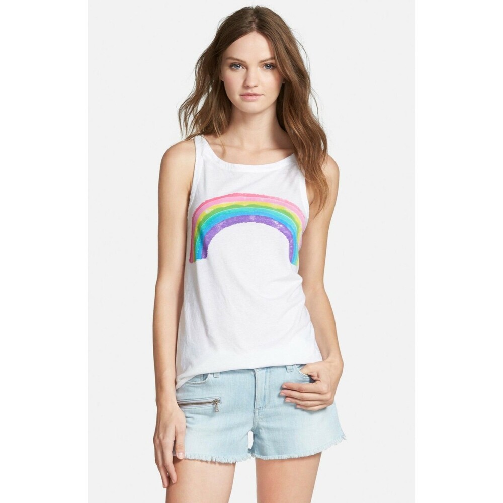 Chaser LA Chasing Rainbows Tank Top
